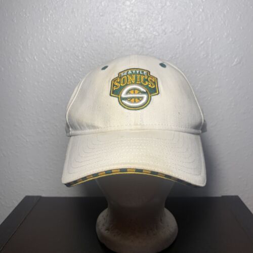 Vintage Seattle Sonics Official NBA Hat Sports Cap 90s Specialties 7 5/8 , 61cm - Picture 1 of 5
