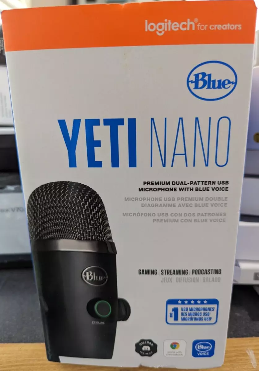  Logitech for Creators Blue Yeti Nano USB Microphone