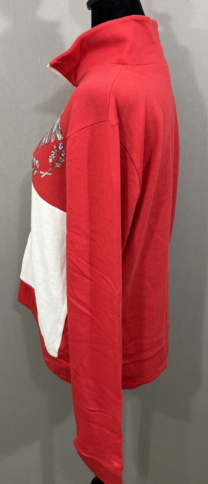 victoria-secret-vs quarter-zip sweatshirt