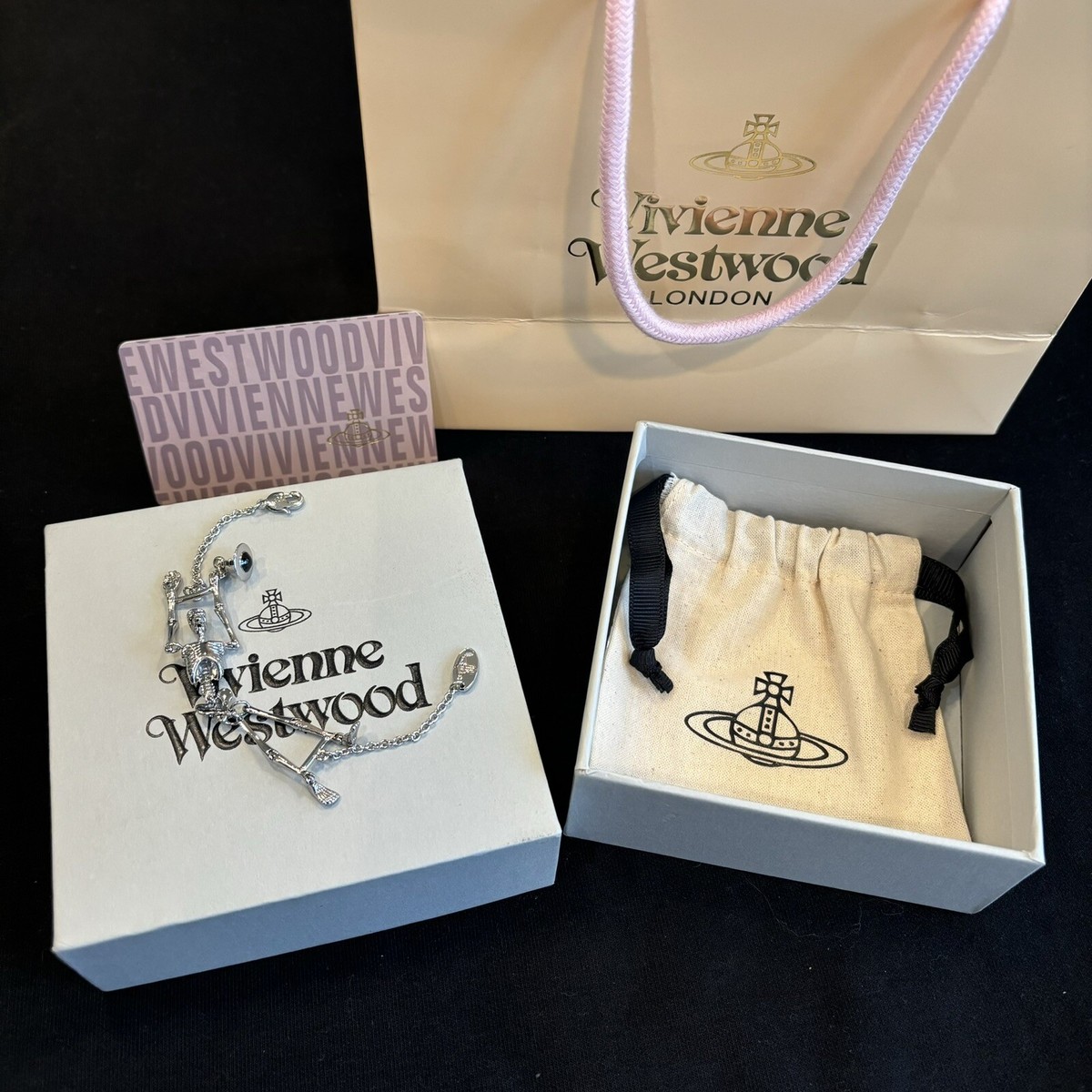 vivienne westwood mermaid Skull Skeleton Bone bracelet