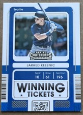 Jarred Kelenic 2021 Panini Contenders #WT-JK Winning Tickets Seattle Mariners