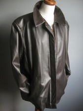Vintage Real Leather Jacket 20 18 Coat Soft Boyfriend Western Shangri La Relaxed