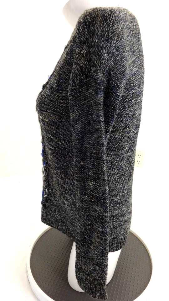 NWT $99 KENSIE WOMENS TIN COMBO V-NECK  SWEATER SIZE M - Image 2 of 4