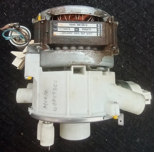 Miele Umwälzpumpe Geschirrspüler Mpeh 00-62/2 komplett T.Nr. 6770472 f. G1143SCi