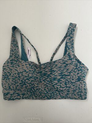 Athleta Women s Sz SM Sports Bra w/ Blue and Green