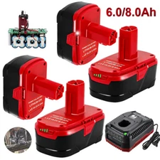 19.2 Volt 8.0Ah For Craftsman C3 Lithium ion XCP Pack Battery/Charger 11375 3 Ah