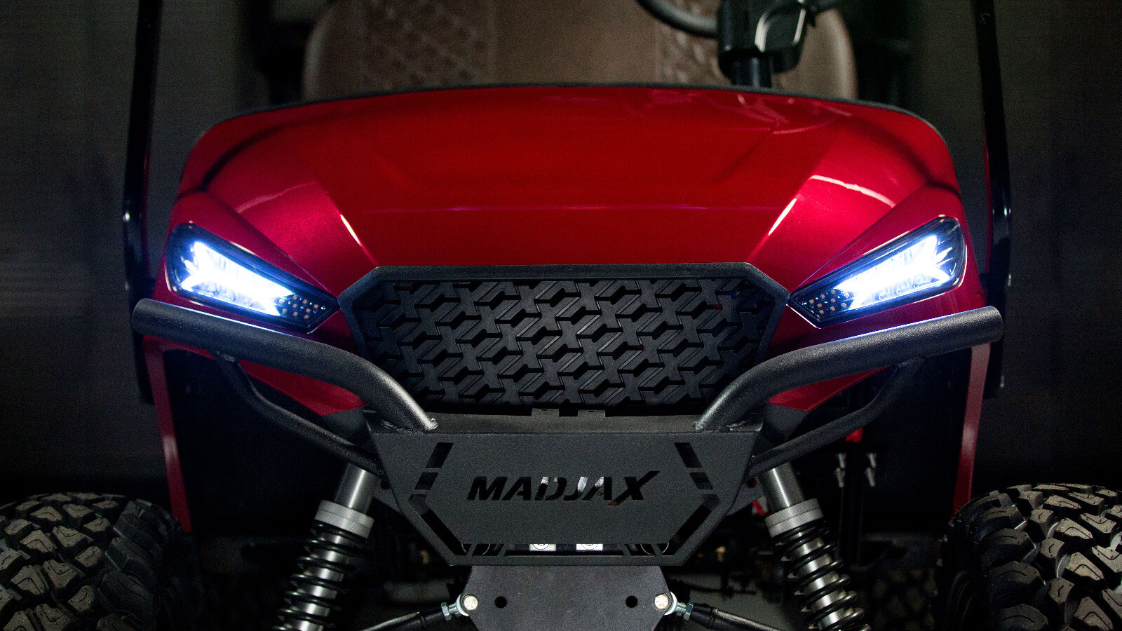 MadJax Black Steel Storm Brush Guard for EZGO TXT (2001Up) Golf Carts