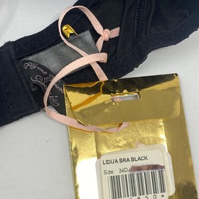 Agent Provocateur Lidija SOIREE Black Bra 36D NWT $890