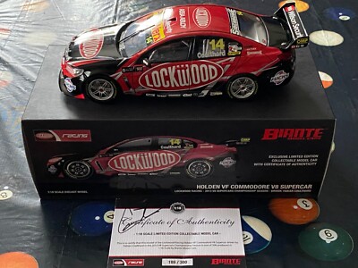 Biante 1:18 2013 Fabian Coulthard Signed BJR V8 Supercars Holden VF Commodore