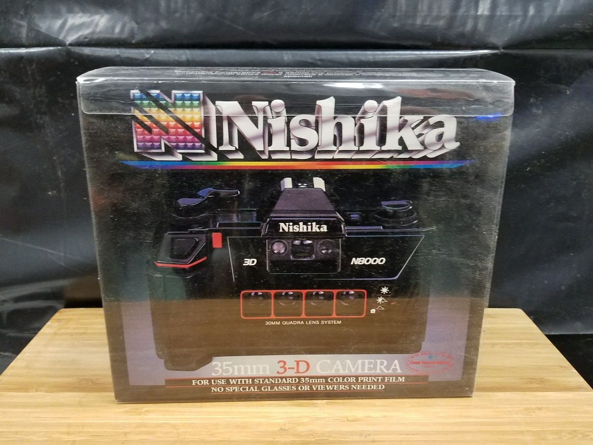 未使用　Nishika N8000 3-D ニシカ　ステレオカメラ Amazon.com : Nishika N8000 35 mm Quadrascopic Stereo 3D Lenticular