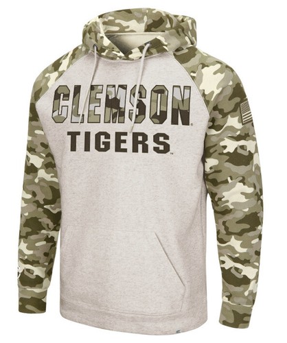 Colosseum Men’s Clemson Military Appreciation OHT Hoodie Sweatshirt Medium M - 第 1/12 張圖片