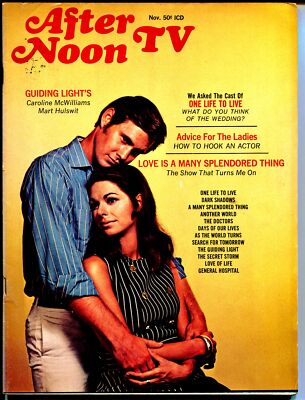 MAG: Afternoon TV  11/1969-Guiding Light-Caroline McWilliams-Hulswit-Dark Sha...