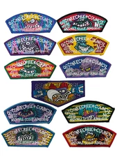 2010 Occoneechee Council 104 Flap National Scout Jamboree JSP 11-pc Complete Set