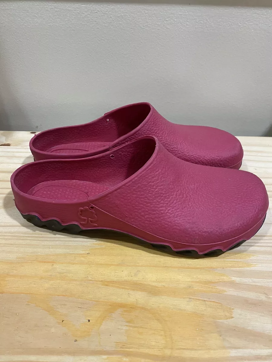 FLORABEST Made Italy Pink Rubber Women s Clogs Garden Shoes Size 8