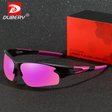 DUBERY Men Women Polarized Sports Sunglasses Fishing  Riding Windproof Goggles