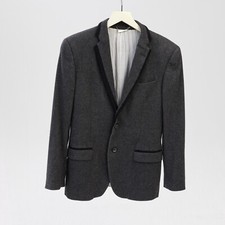Dolce&Gabbana Gray Cashmere Wool Women's Slim Blazer Jacket Size L