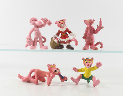 Paulchen Pink Panther === rosaroter 5 x Figuren von Bully Bullyland