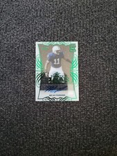 2021 Leaf Trinity Clear Football Micah Parsons Rookie Auto Green 14/20 SC2812