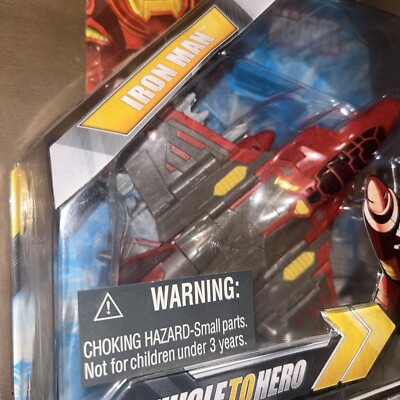 Marvel vehicle to hero Transformers crossovers fighter jet to Iron Man