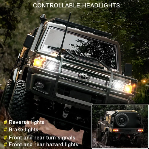 MN82S 1:12 Full Scale RTR RC Car 2.4G 4WD 280 Motor Off-Road Remote Control Car - Picture 10 of 13