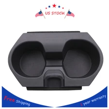 Center Console Cup Drink Holder Storage Box Black For 2016 2017 2018 Honda Civic