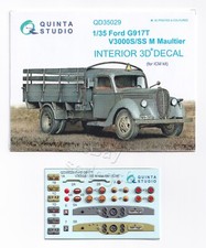 Qd35029 Quinta Studio 135 Ford G917t V3000s Interior 3d Decal For Icm Kits Qd35029 Quinta Studio 135 Ford G917t V3000s Interior 3d Decal For Icm Kits