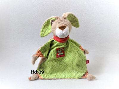 Sigikid Hase Bunny grün Wombel Bombel 48088 Kuscheltuch Schmusetuch (T220)