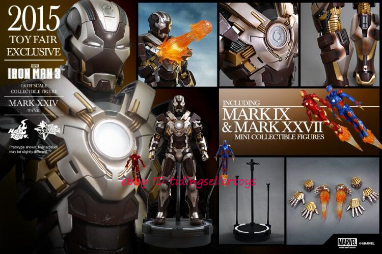 Hot Toys Iron Man Tank Mark 24 XXIV 12 inch Action Figure Hot Toys Iron Man Tank Mark 24 XXIV 12 inch Action Figure