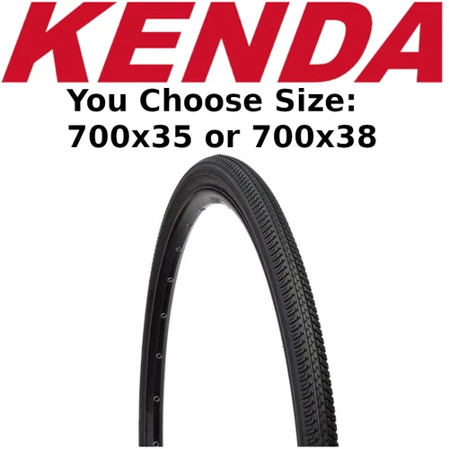 Kenda K192 Kourier 700x35c or 700x38c Hybrid Urban Tour Gravel Path Bike Tire