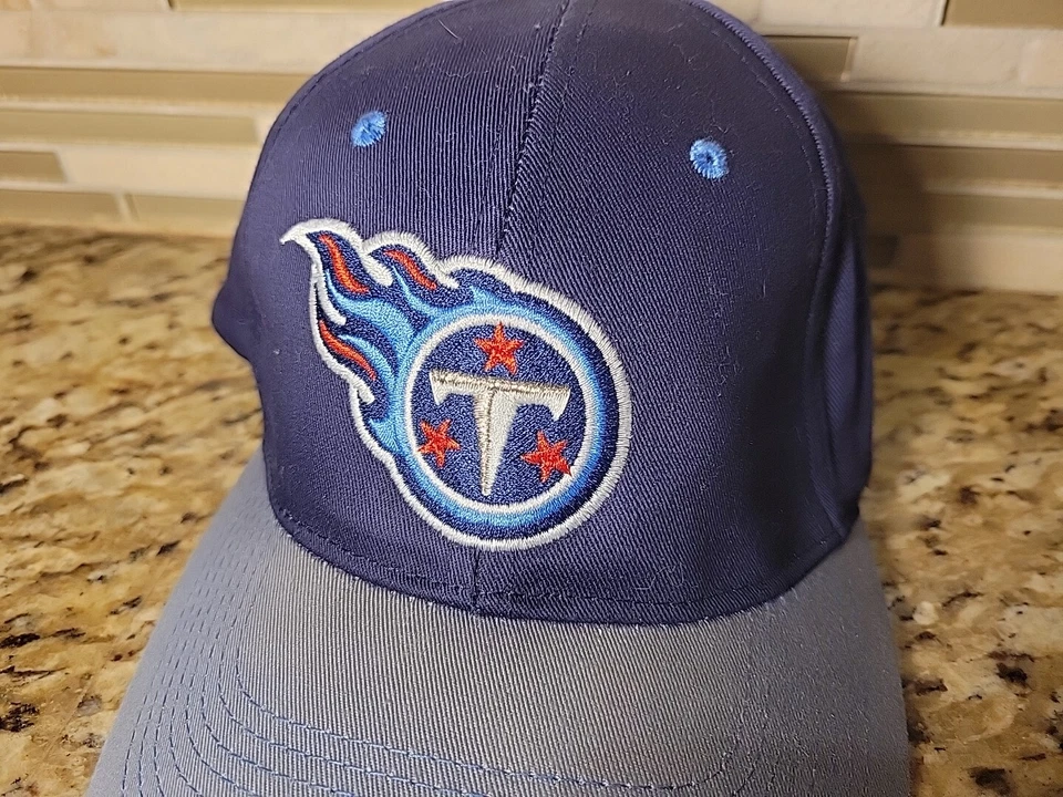 Gorra Tennessee Titans NFL Gorra OSFA Ajustable Fútbol Talla Única Azul Día del Juego Foto 2 de 4
