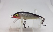 Vintage Rapala Floating F-5 S Silver 2" Fly rod Ultralight Jerkbait 1/16 oz Lure