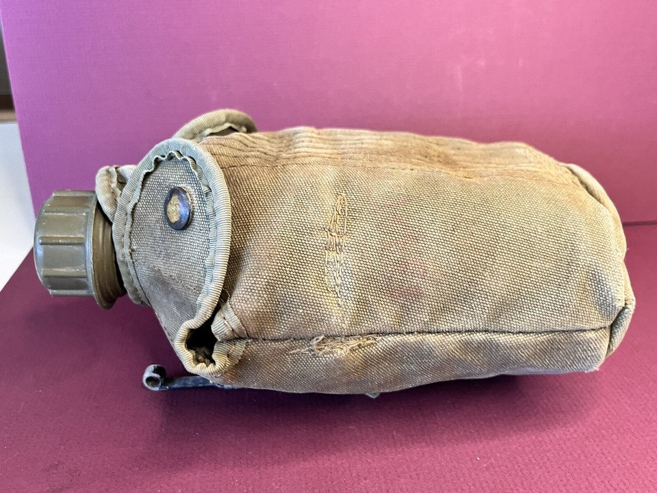 ORIGINAL Canvas M1956 CANTEEN COVER POUCH CASE And 1978 Canteen eBay