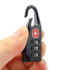 3 Digit Combination PadLock Outdoor Lock Gym Travel Luggage Backpack Suitcase uk