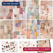 517 Pcs Vintage Scrapbook Paper,Scrapbook Supplies Stickers,Journaling Supplies