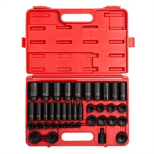 Sunex SUN2668 1/2" Drive 39 Piece SAE Deep Impact Socket Set