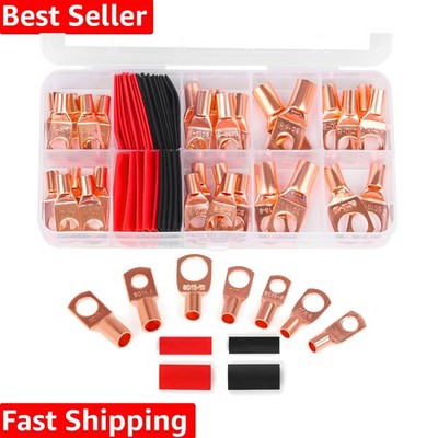 Versatile 30-Pack Terminal Connectors for 10-2 AWG Cables - Pure Copper Quality