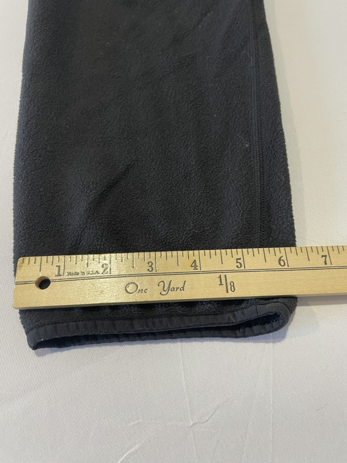 Rei Co-op Trailmade Fleece Pants Medium Short Mens Black Drawstring Tapered