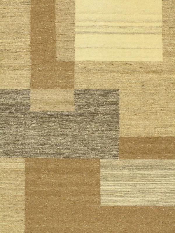 Vintage Hand Woven Traditional Kilim Rug 4'5" x 6'5" Oriental Wool Carpet - Image 2 of 4