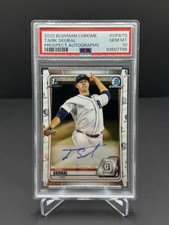 2020 Bowman - Chrome Prospects Autographs Tarik Skubal #CPA-TS (AU, RC) Tigers
