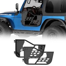 For 1997-2006 Jeep Wrangler Tj 2pcs Steel Tubular Doors Offroad Replacement Kit