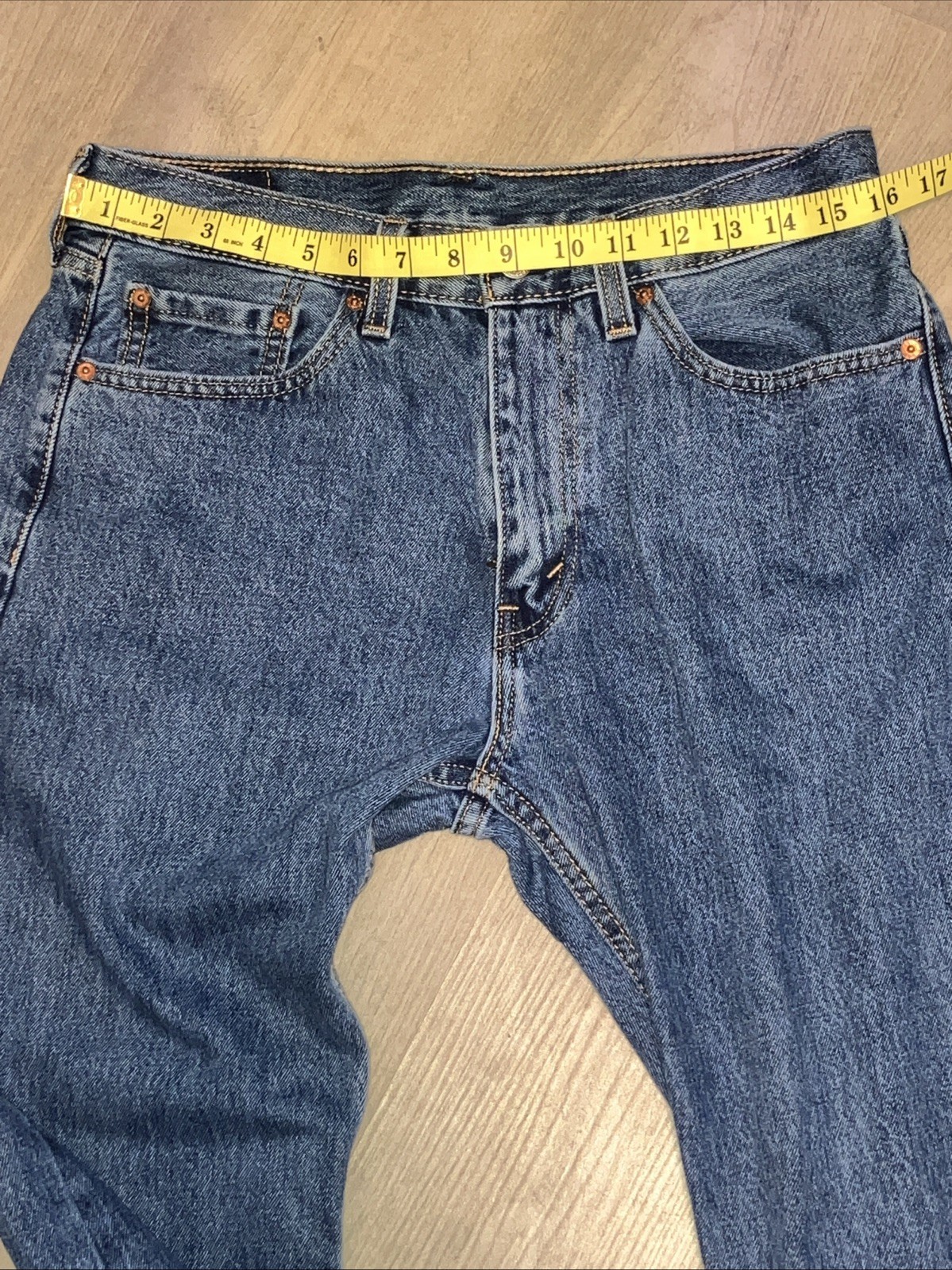 Levi’s 505 Denim 32x34 Men’s Blue Jeans image 6