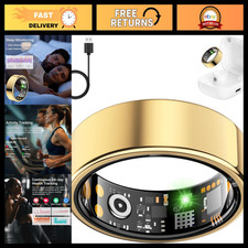 Fitness Smart Ring for Men Women - Heart Rate, Blood Oxygen, Sleep Tracker, IP