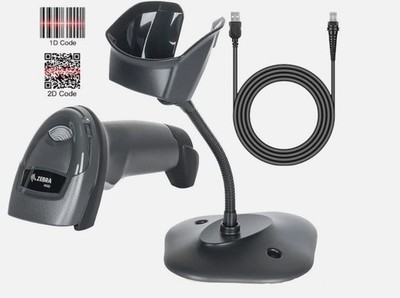 Zebra DS2208 Handheld 1D and 2D Barcode Reader - Black