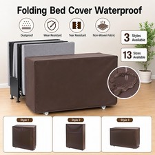 Portable Folding Bed Cover Waterproof Fit for Outdoor Patio Beds & Folding Beds.