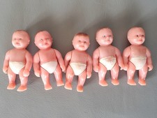 Vintage 1950s RENWAL NO 8 Mini Jointed Dolls Lot Of 5 Made In USA