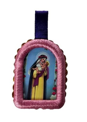 Peruvian Detente Señor de los Milagros & Santa Rosa de Lima religious  3''x 2''