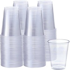 9oz Disposable light-weight Plastic Cups: 40CT