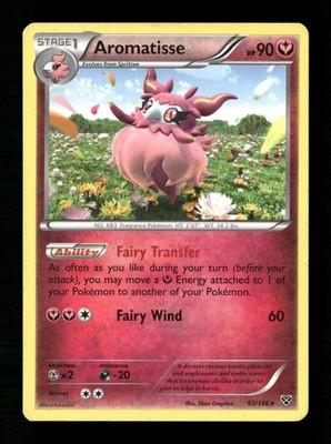 Aromatisse -  (XY Base Set) 093/146 Non Holo Rare Deck Exclusives MP Pokemon