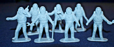 1970's Vintage MPC NASA Spacemen Astronauts Set of 7 Retro Kid's Toy Gray 2"