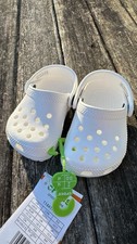 Baby Child Crocs Toddler's Unisex Classic Clog White size 2 / 3 Slip On NWT